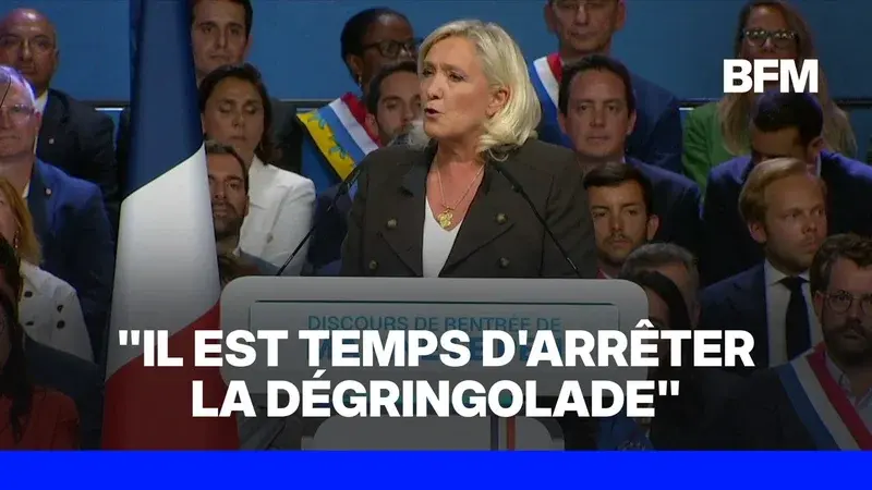 Marine Le Pen place la priorité nationale et le logement au cœur de sa stratégie pour l'élection présidentielle
