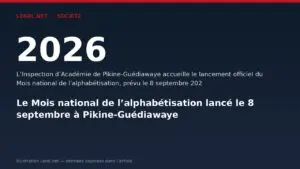 Le Sénégal renforce sa stratégie d'alphabétisation avec le lancement d'un mois dédié à Pikine-Guédiawaye