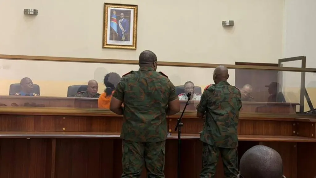 La Haute Cour militaire de Kinshasa ouvre le procès de deux généraux après la chute de Bukavu