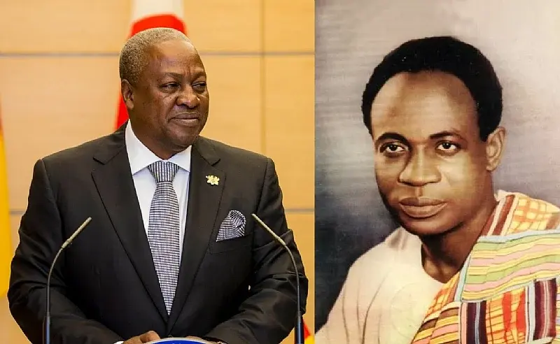 John Dramani Mahama appelle à réinvestir l'héritage de Kwame Nkrumah pour bâtir le Ghana de demain