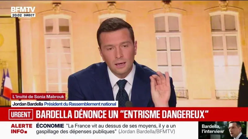 Jordan Bardella expose les axes programmatiques du Rassemblement National pour 2027