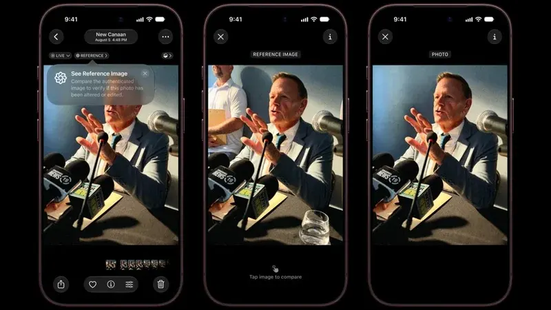 Apple lance l'Apple Reference Image pour garantir l'authenticité des clichés face à l'IA