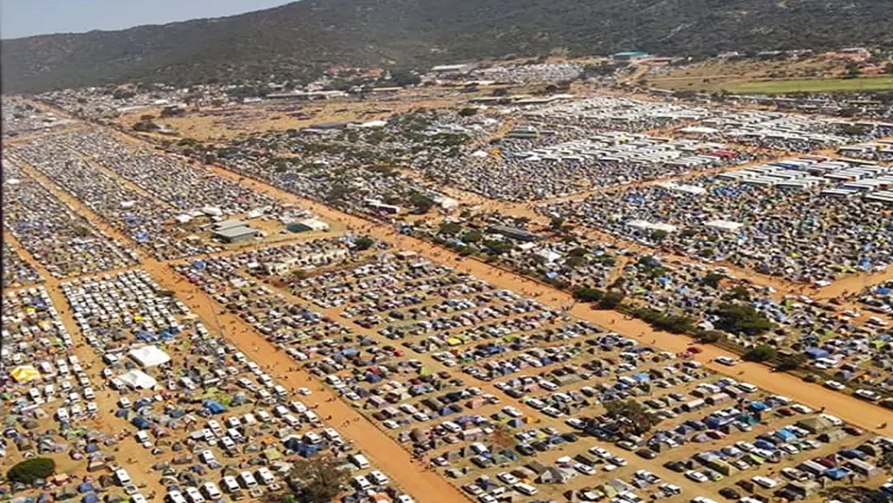 La Zion Christian Church inaugure son Nouvel An en septembre à Moria, avec des restrictions de circulation pour sécuriser les fidèles
