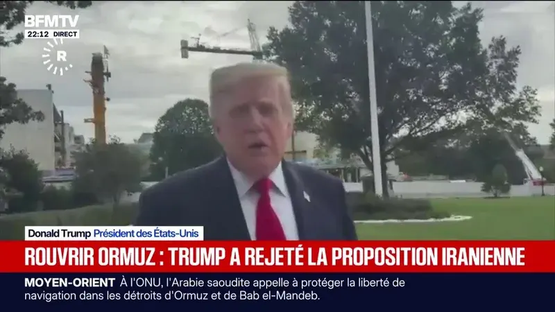 Iran propose de rouvrir le détroit d’Ormuz en une semaine, mais la proposition est rejetée par Donald Trump