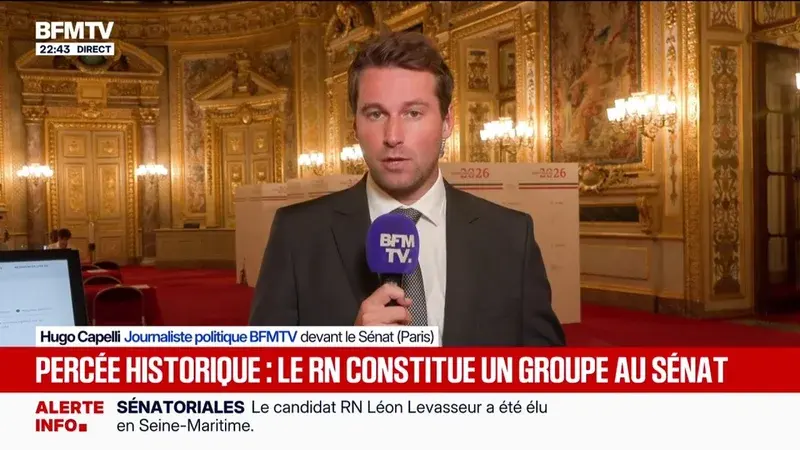 Le Rassemblement National crée son premier groupe au Sénat français, marquant une nouvelle étape politique