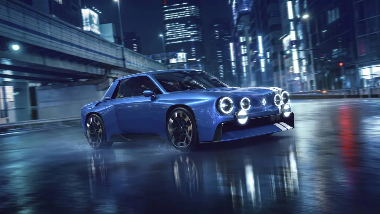 Renault réinvente l'héritage de la R8 Gordini à travers un concept-car électrique de 270 chevaux