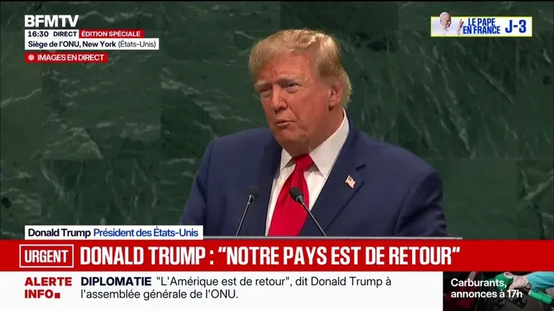 Le sommet de l'ONU à New York s'ouvre sous les projecteurs du discours économique de Donald Trump