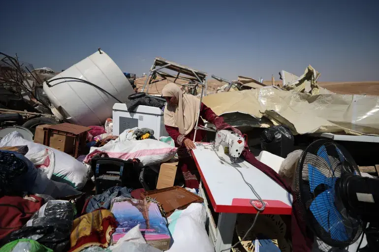 Cisjordanie : 70 Palestinien·nes sans abri après la démolition complète d'un village