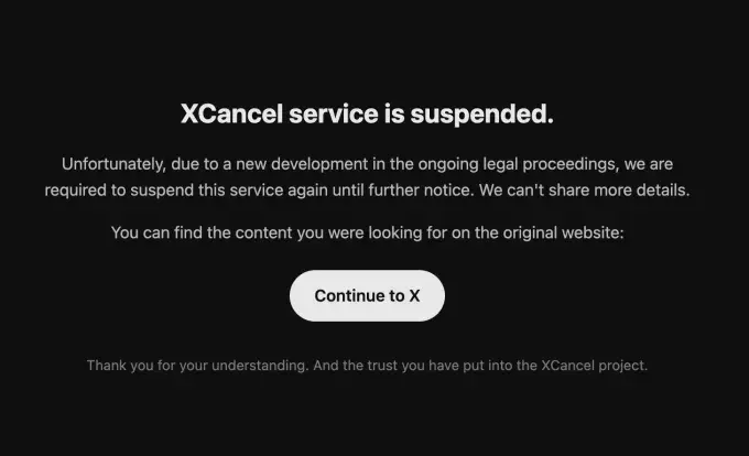 La fermeture définitive de Nitter et XCancel marque la fin des alternatives de navigation anonyme sur X