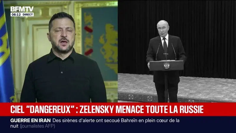 L'Ukraine menace de rendre l'espace aérien russe dangereux pour les vols civils