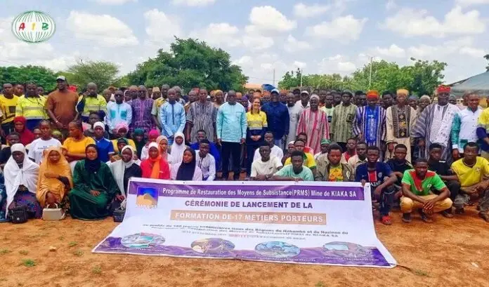 La société minière KIAKA SA forme 180 jeunes du Zoundwéogo pour favoriser leur insertion socio-économique