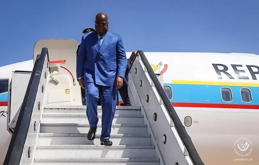 Le président Félix Tshisekedi à São Tomé pour l'investiture de Carlos Vila Nova