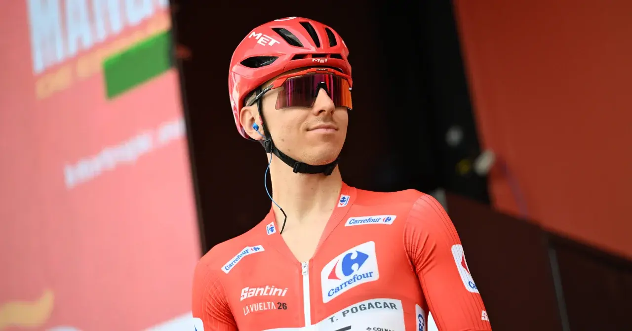 Tadej Pogacar exclu des Championnats du monde après une chute à la Vuelta, selon Cyrille Guimard