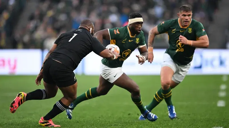 Rugby : L'expérience des Springboks fait plier les All Blacks lors du choc de Soweto
