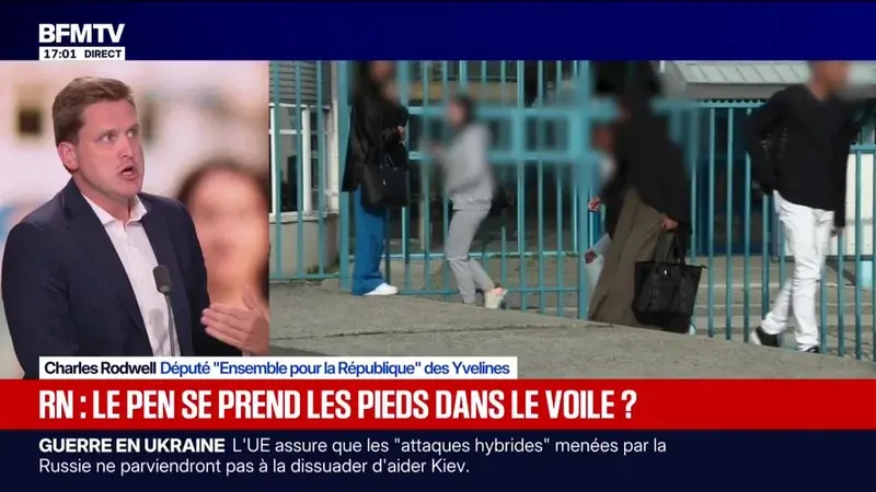 Le RN veut interdire le voile dans l'espace public par référendum : une proposition constitutionnelle hasardeuse selon un député