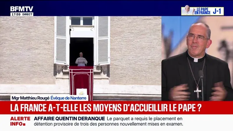 Le pape François en France : un événement gratuit financé par la générosité citoyenne, selon l'évêque de Nanterre