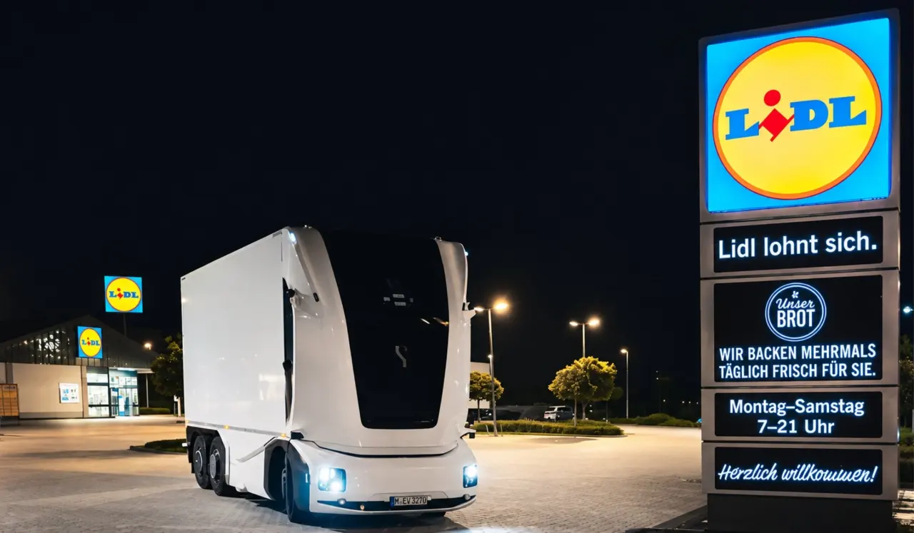 Lidl expérimente la logistique autonome sur route ouverte en Allemagne pour pallier la pénurie de chauffeurs