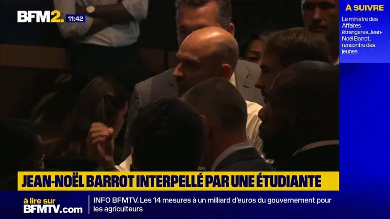 Jean-Noël Barrot défend l'engagement diplomatique de la France dans le conflit au Proche-Orient