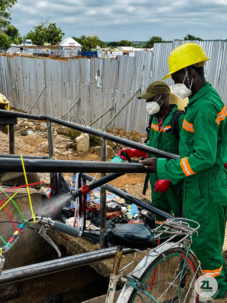 West Gonja : une opération de désinfection d'envergure pour prévenir les risques sanitaires post-inondations
