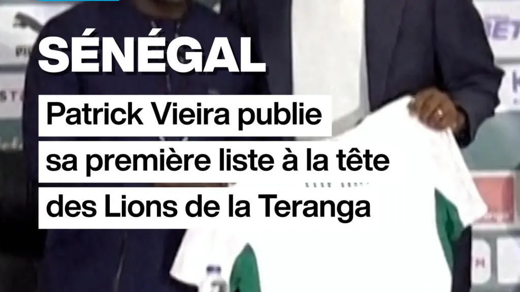 Patrick Vieira présente sa première sélection des Lions de la Teranga, sous l’œil d’Abdoulaye Fall