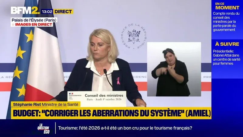 Le budget 2027 prévoit une taxe élargie sur les produits sucrés emballés, confirme la ministre de la Santé