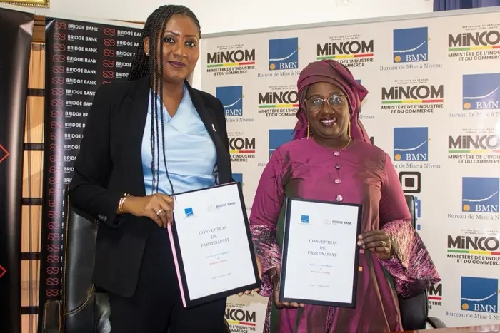 Le BMN et Bridge Bank s'allient pour renforcer la compétitivité des PME sénégalaises
