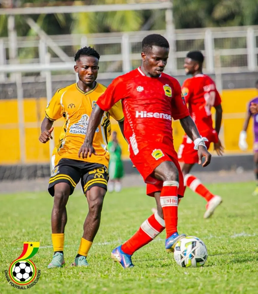 Asante Kotoko et AshantiGold se neutralisent lors d'un derby disputé en Ghana Premier League