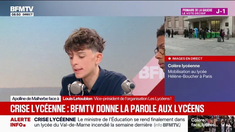 Le mouvement lycéen français s'intensifie sur fond de tensions avec les forces de l'ordre